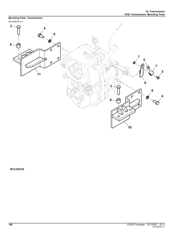 John Deere 1210G FT4 FFC Forwarders Parts Catalog Manual John Deere 1210G FT4 FFC Forwarders Parts Catalog Manual - Image 2