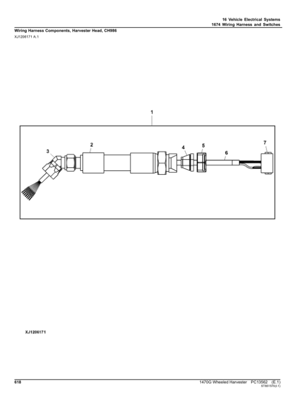 John Deere 1470G Wheeled Harvesters (SN L002211-002291) Parts Catalog Manual John Deere 1470G Wheeled Harvesters (SN L002211-002291) Parts Catalog Manual - Image 4