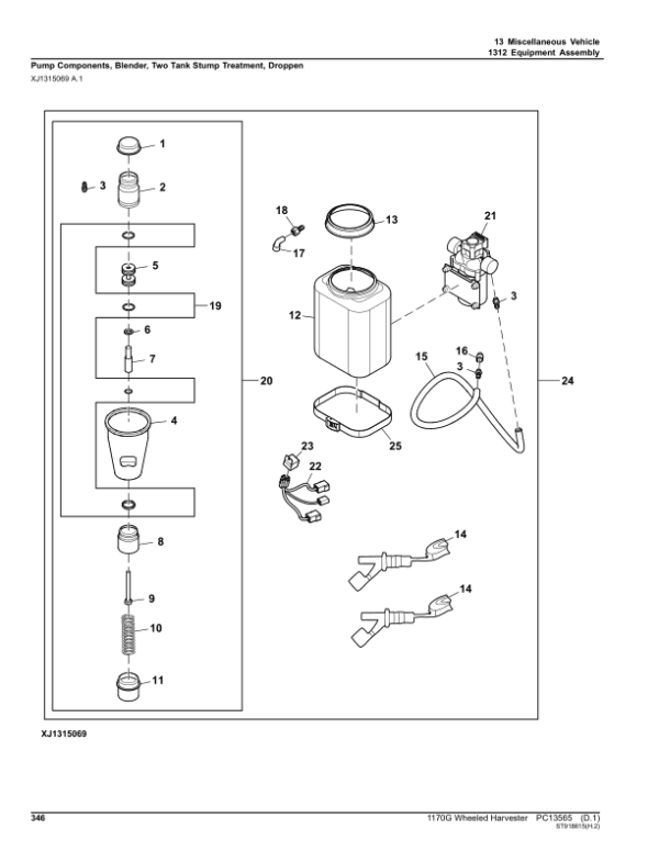 John Deere 1170G Wheeled Harvesters Parts Catalog Manual John Deere 1170G Wheeled Harvesters Parts Catalog Manual - Image 2