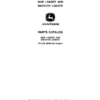 John Deere 300B Backhoes Parts Catalog Manual
