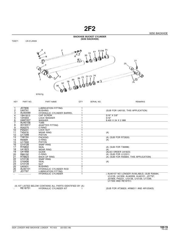 John Deere 302A Loaders Parts Catalog Manual John Deere 302A Loaders Parts Catalog Manual - Image 4