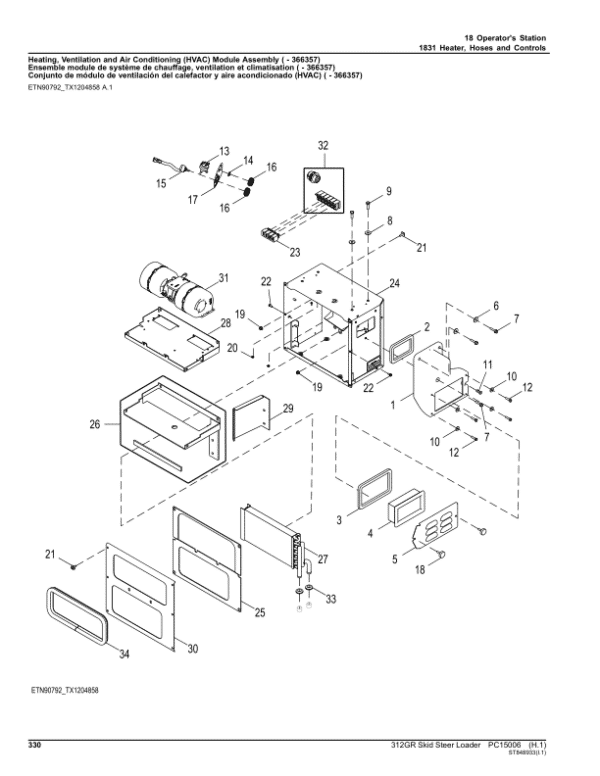 John Deere 312GR Skid Steers Parts Manual Guide John Deere 312GR Skid Steers Parts Manual Guide - Image 4