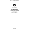 John Deere 2156G, 2156GLC Log Loaders Parts Catalog Manual