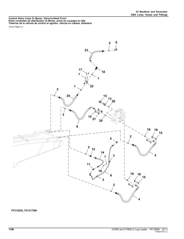 John Deere 2156G, 2156GLC Log Loaders Parts Manual John Deere 2156G, 2156GLC Log Loaders Parts Manual - Image 3