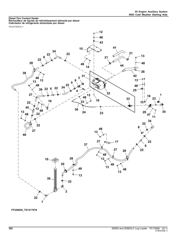 John Deere 2656G, 2656GLC Log Loaders (SN 1FF2656G__F266001-) Parts Catalog Manual John Deere 2656G, 2656GLC Log Loaders (SN 1FF2656G__F266001-) Parts Catalog Manual - Image 3