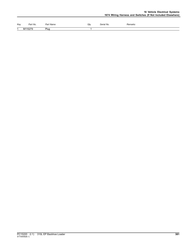 John Deere 310L EP Backhoe Loaders Catalog Manual John Deere 310L EP Backhoe Loaders Catalog Manual - Image 3