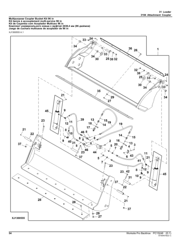 John Deere 210L, 210L EP, 310L, 310L EP, 310SL, 310SL HL, 315SL, 325SL, 410L, 710L Backhoes Attachment Parts Catalog Manual John Deere 210L, 210L EP, 310L, 310L EP, 310SL, 310SL HL, 315SL, 325SL, 410L, 710L Backhoes Attachment Parts Catalog Manual - Image 4