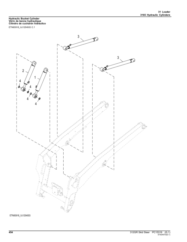 John Deere 312GR Skid Steers (SN 1T0312G_ J366358-) Parts Catalog Manual John Deere 312GR Skid Steers (SN 1T0312G_ J366358-) Parts Catalog Manual - Image 4
