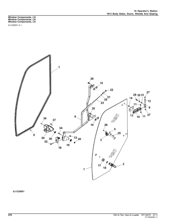 John Deere 184 G Loaders (SN 1LU184GA_ _B_67465-) Parts Catalog Manual John Deere 184 G Loaders (SN 1LU184GA_ _B_67465-) Parts Catalog Manual - Image 4