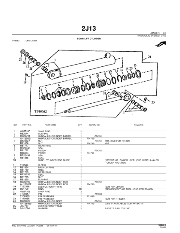 John Deere 310C Backhoes Parts Catalog Manual John Deere 310C Backhoes Parts Catalog Manual - Image 3