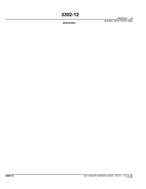 John Deere 315C Backhoes Parts Catalog Manual John Deere 315C Backhoes Parts Catalog Manual - Image 3