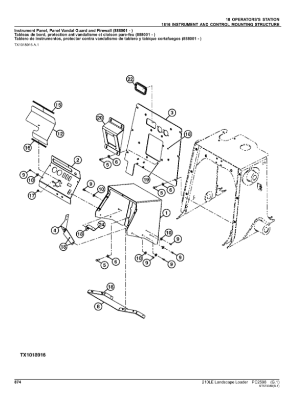 John Deere 210LE Landscape Loaders Parts Catalog Manual John Deere 210LE Landscape Loaders Parts Catalog Manual - Image 2