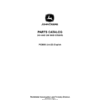 John Deere 240, 250 Skid Steers Parts Catalog Manual