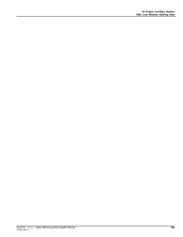 John Deere 250C Articulated Dump Trucks Parts Catalog Manual John Deere 250C Articulated Dump Trucks Parts Catalog Manual - Image 3