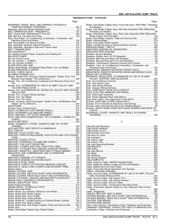 John Deere 300C Articulated Dump Trucks Parts Catalog Manual John Deere 300C Articulated Dump Trucks Parts Catalog Manual - Image 4