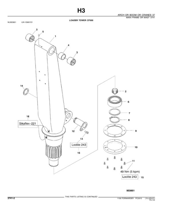 John Deere 1158 Forwarders Parts Catalog Manual John Deere 1158 Forwarders Parts Catalog Manual - Image 4