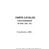 John Deere 1758 Forwarders (SN 002001-) Parts Catalog Manual