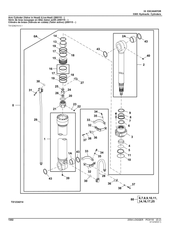 John Deere 2554 Loggers Parts Catalog Manual John Deere 2554 Loggers Parts Catalog Manual - Image 4