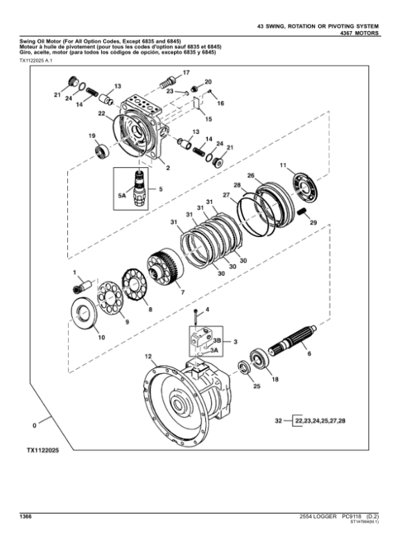 John Deere 2554 Loggers Parts Catalog Manual John Deere 2554 Loggers Parts Catalog Manual - Image 2