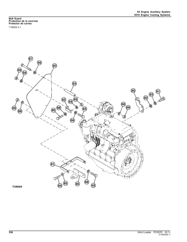 John Deere 244J Loaders Parts Catalog Manual John Deere 244J Loaders Parts Catalog Manual - Image 2