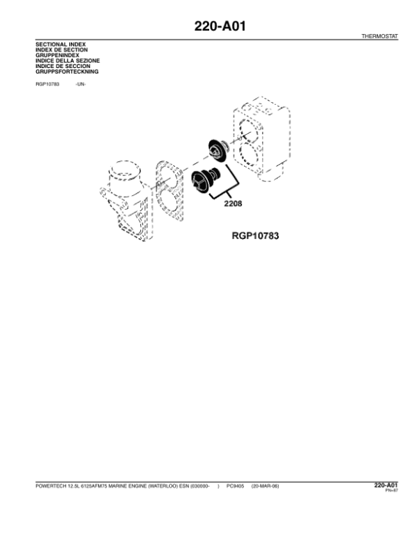 John Deere 12.5L, 6125 Engines Parts Catalog Manual John Deere 12.5L, 6125 Engines Parts Catalog Manual - Image 4