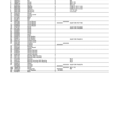 John Deere 1070E T3 Harvester Parts Catalog Manual (SN 001801-)