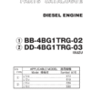 PEBB4BG1TRG02C_1.png Isuzu BB-4BG1TRG, DD-4BG1TRG Engine Parts Catalog Manual