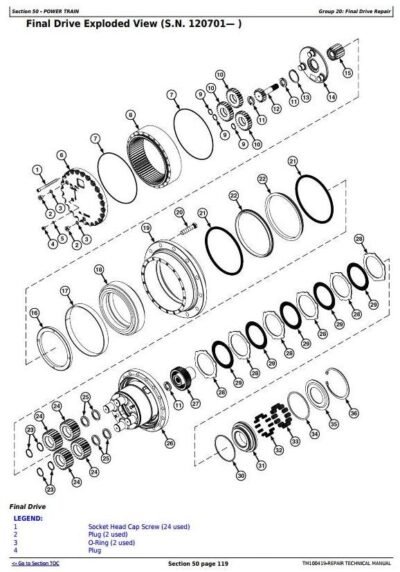 John Deere 3520 and 3522 Sugar Cane Service Repair Technical Manual - Image 3