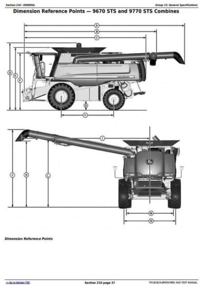 John Deere 9570STS 9870STS Combines Diagnostic Service Manual - Image 2