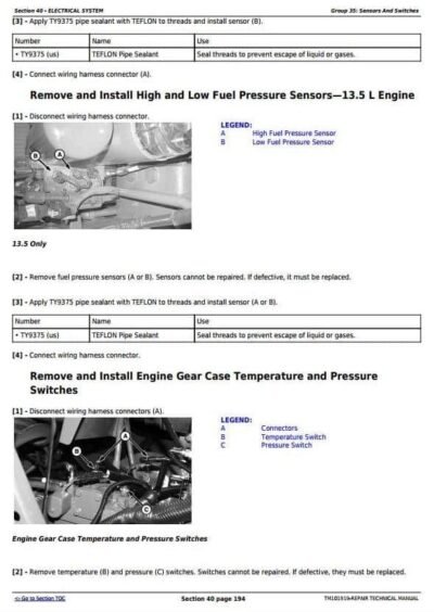 John Deere 9570 STS 9870 STS Combines Service Repair Manual - Image 3
