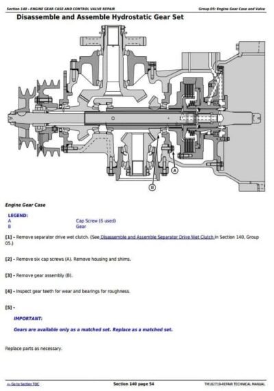 John Deere S560 STS S690 Combines Repair Technical Manual - Image 2