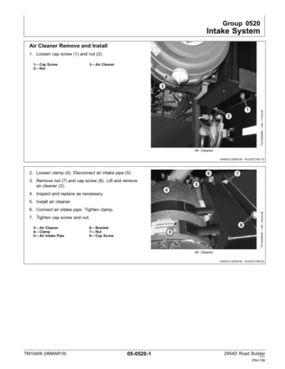 John Deere 2954D Road Builder Repair Technical Manual - Image 3