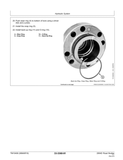 John Deere 2954D Road Builder Repair Technical Manual - Image 4
