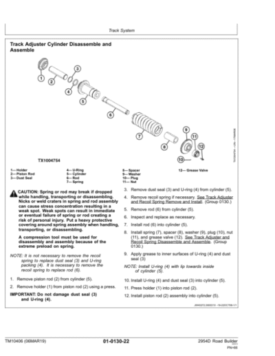 John Deere 2954D Road Builder Repair Technical Manual - Image 2
