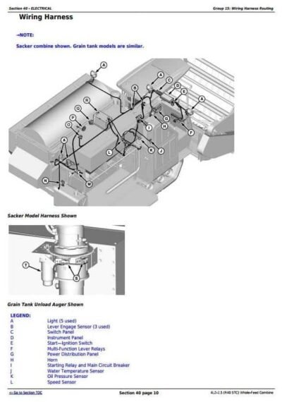 John Deere 4LZ-2.5 Combine Diagnostic Repair Technical Manual - Image 4