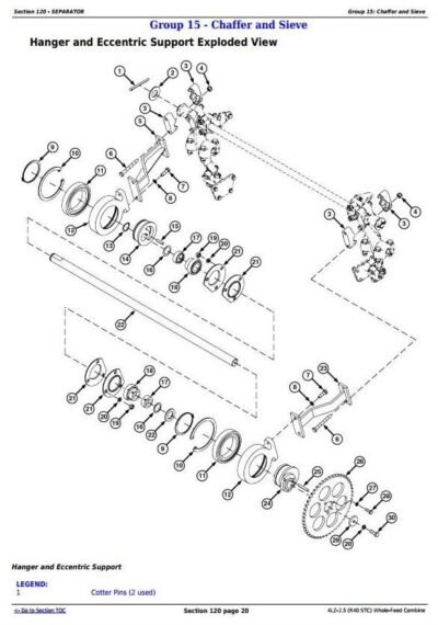 John Deere 4LZ-2.5 Combine Diagnostic Repair Technical Manual - Image 2