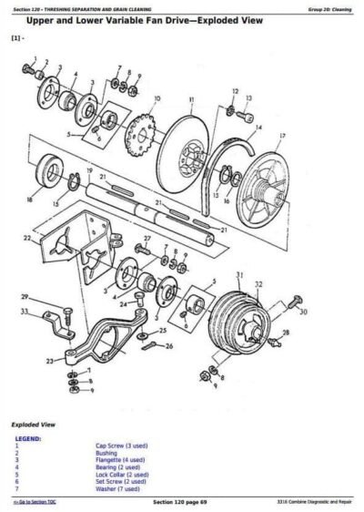 John Deere 3316 Combine Diagnostic and Repair Technical Service Manual - Image 2