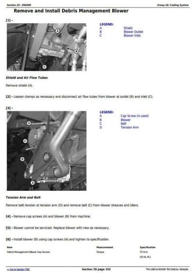 John Deere S650 S660 S690 STS Combines Service Repair Manual - Image 4