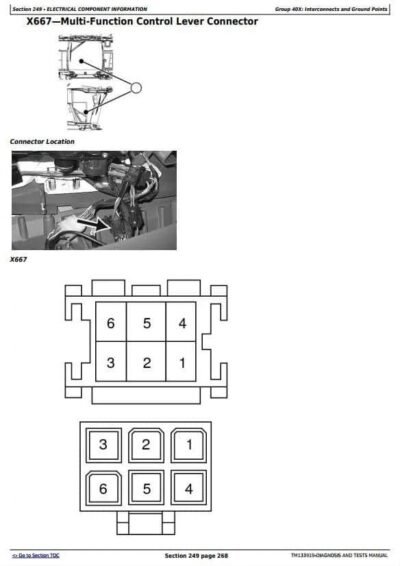 John Deere CH570 CH670 Sugar Cane Harvester Diagnosis Service Manual - Image 4