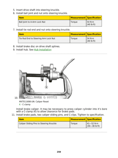 John Deere HPX615E Gator Utility Vehicles Repair Service Manual - Image 4