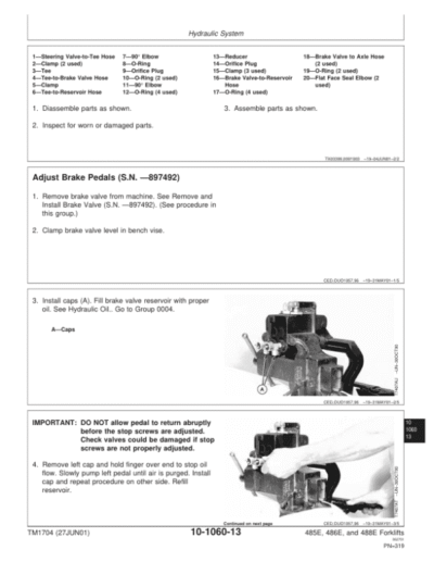 John Deere 485E, 486E, 488E Forklift Repair Technical Manual - Image 3