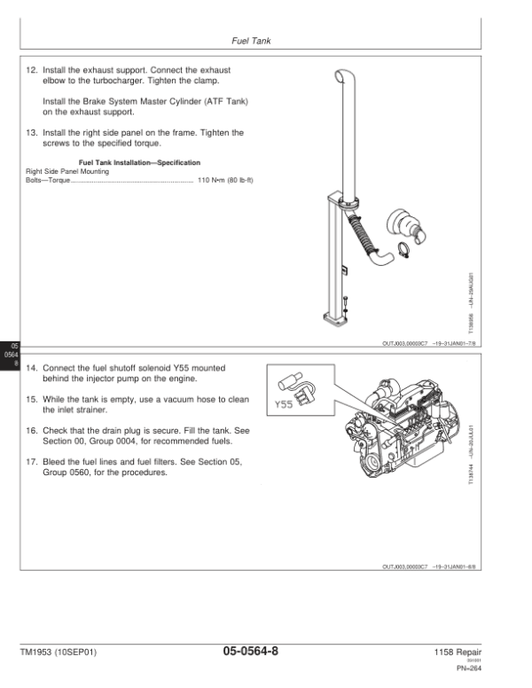 John Deere 1158 Forwarder Repair Technical Manual TM John Deere 1158 Forwarder Repair Technical Manual TM - Image 2