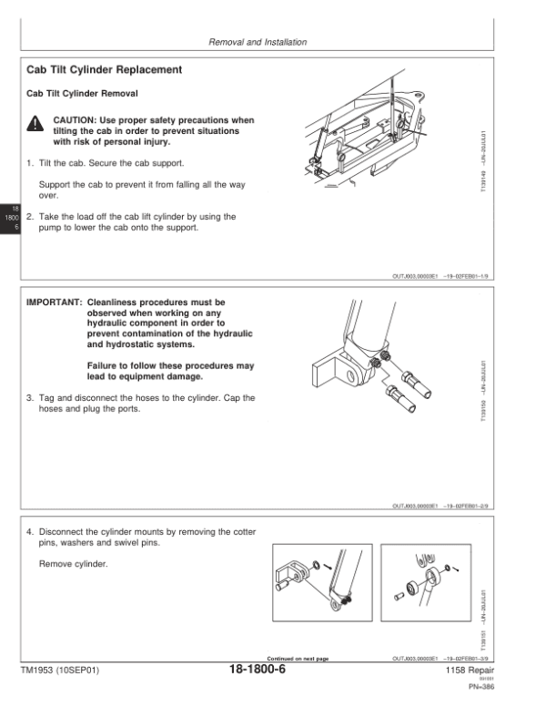 John Deere 1158 Forwarder Repair Technical Manual TM John Deere 1158 Forwarder Repair Technical Manual TM - Image 3