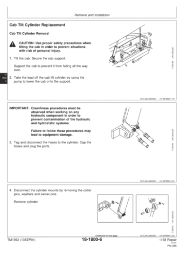 John Deere 1158 Forwarder Repair Technical Manual - Image 3