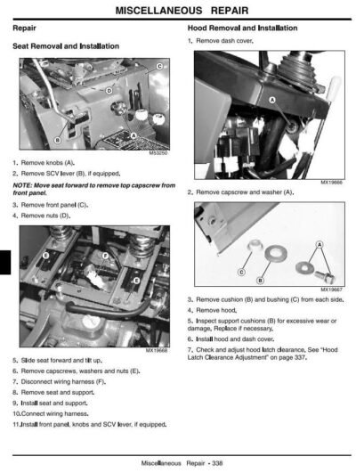 John Deere 790 Tractors Technical Service Manual - Image 2
