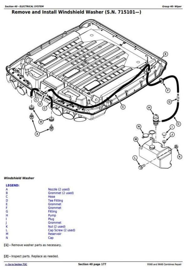 TM2161-2.jpg John Deere 9560 9660 Combines Service Technical Manual