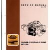 TM2210.jpg Linde Variable Hydraulic Pump Bpv 200 Technical Service Repair Manual (tm2210)