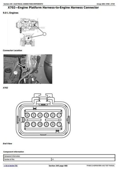 John Deere Combines W540 T660 T670 Cab Diagnostic manual - Image 2