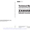 Hitachi ZX85USB-6 Excavator Service Repair Manual