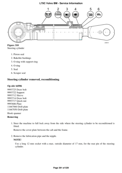 Volvo BM L70C Service Parts Manual - Image 3